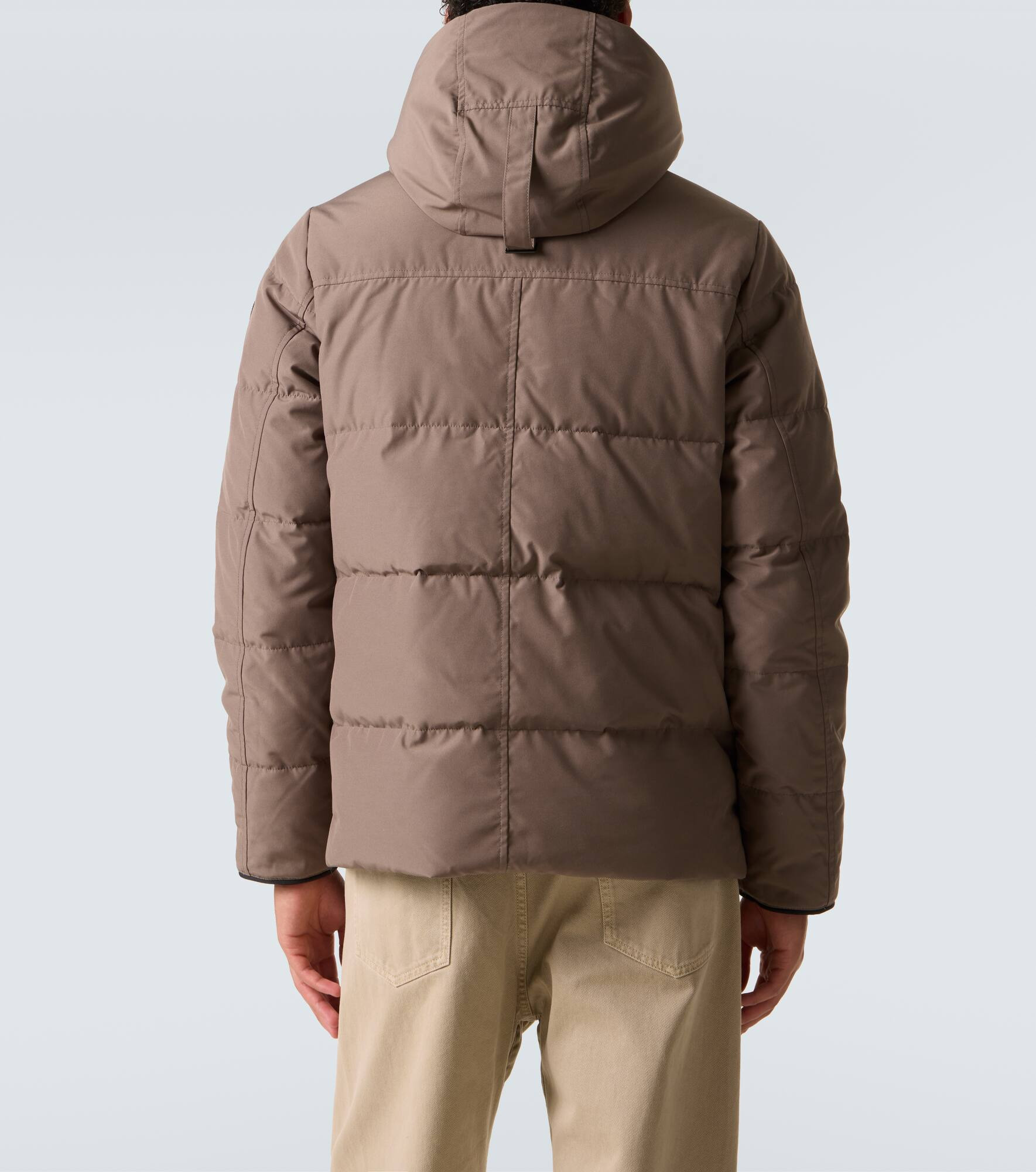 Black Label Wyndham hooded down jacket - 4