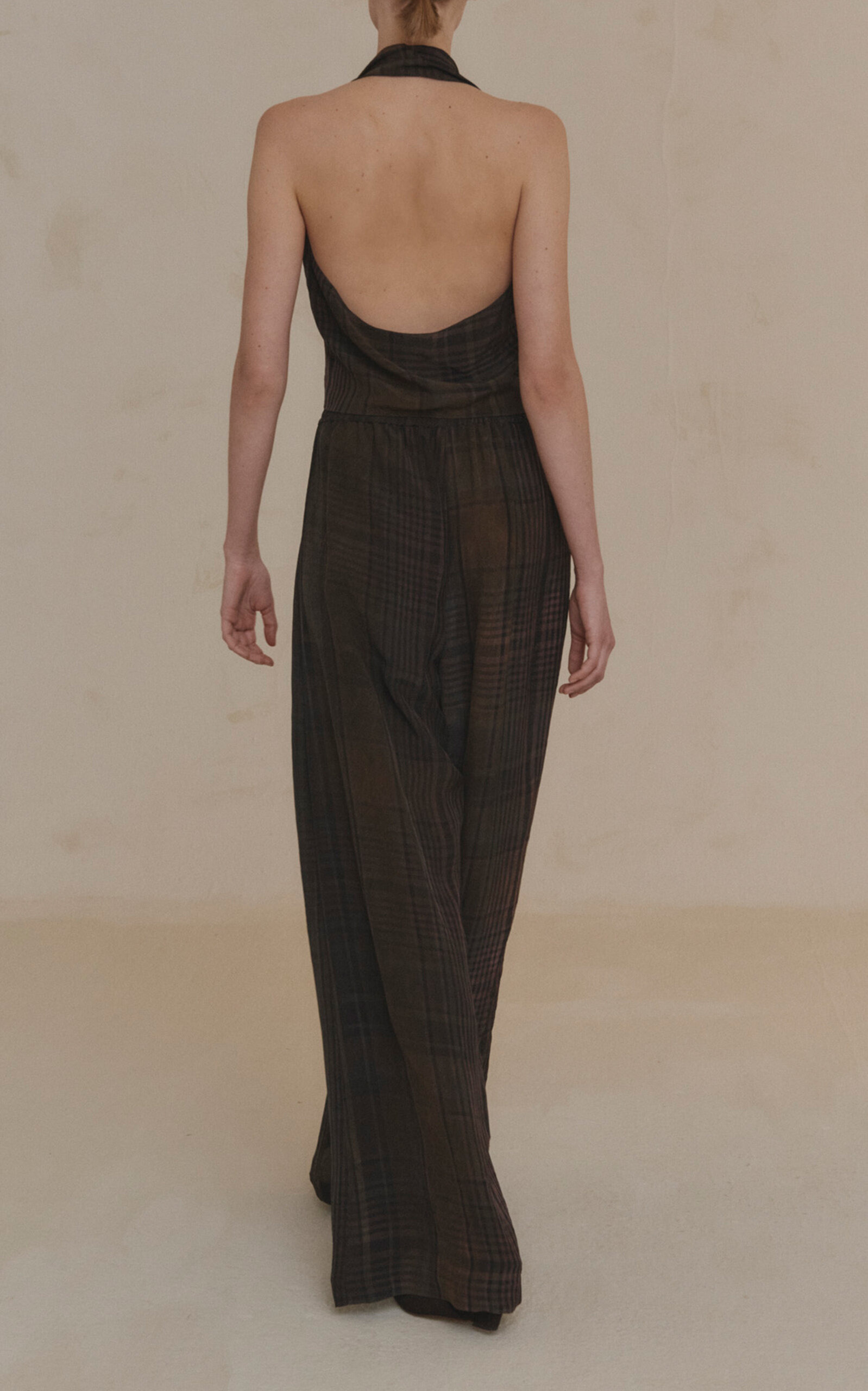Agate Plaid Wide-Leg Pants plaid - 4