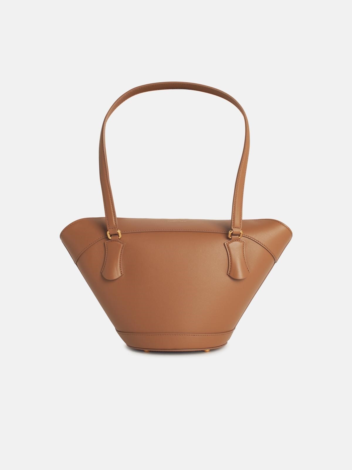 'SUNSET' BROWN LEATHER BAG - 3
