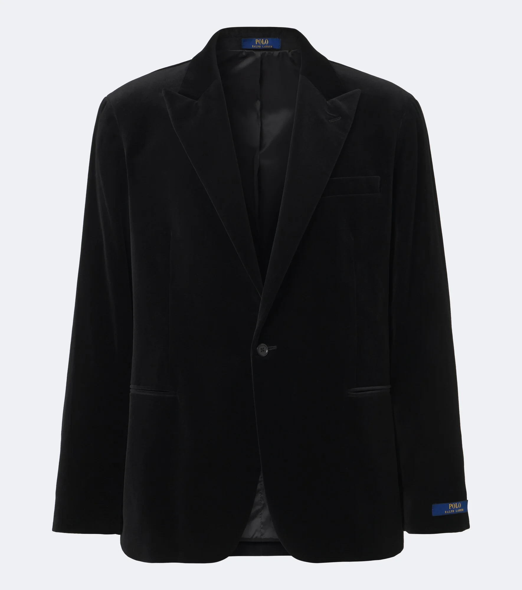 Single-breasted cotton blazer - 1
