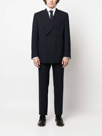 Brioni tailored double-breasted suit outlook