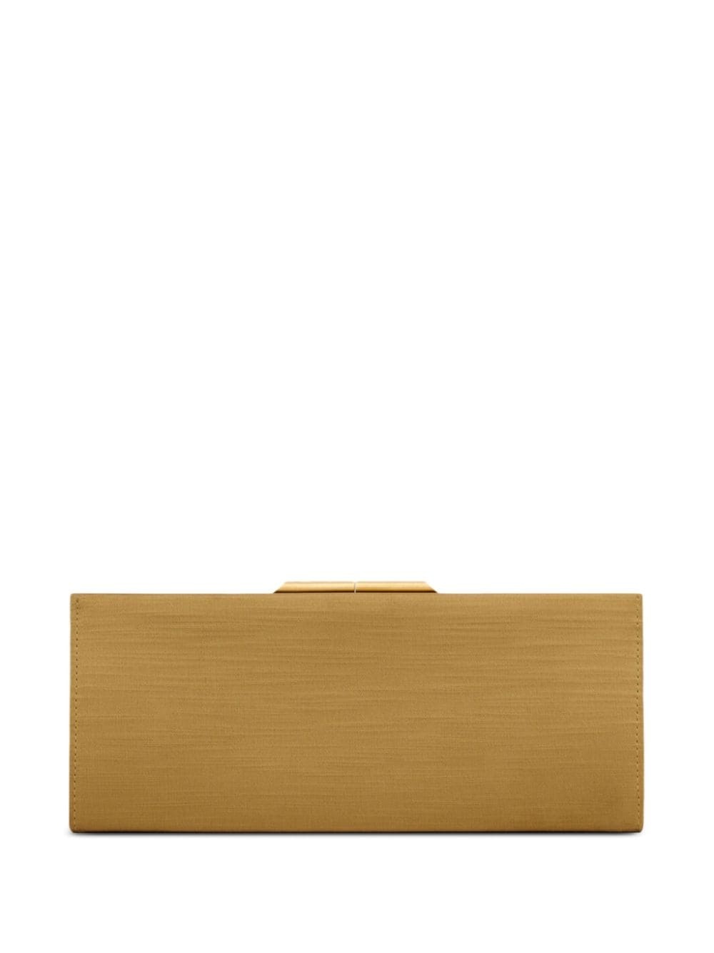 small Midnight satin-finish clutch - 1