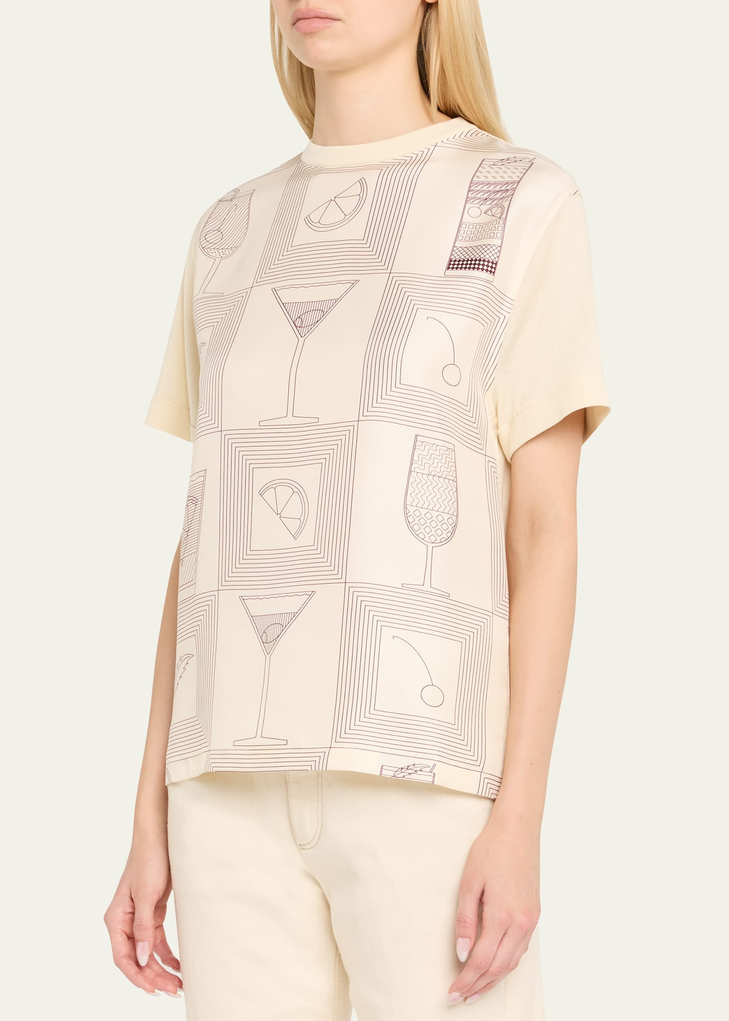 Mazzorbo Short-Sleeve Silk Cotton T-Shirt - 4