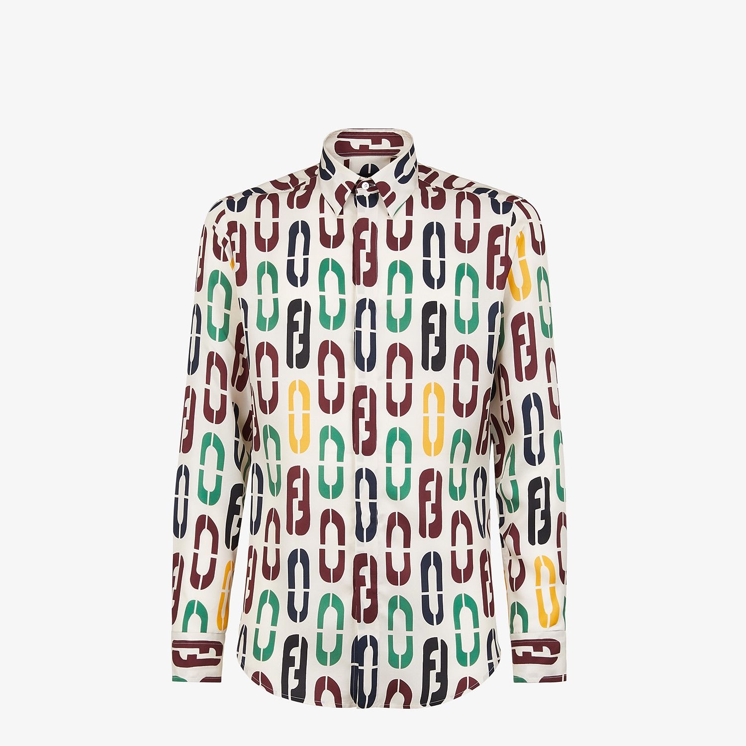 Multicolor silk shirt - 1