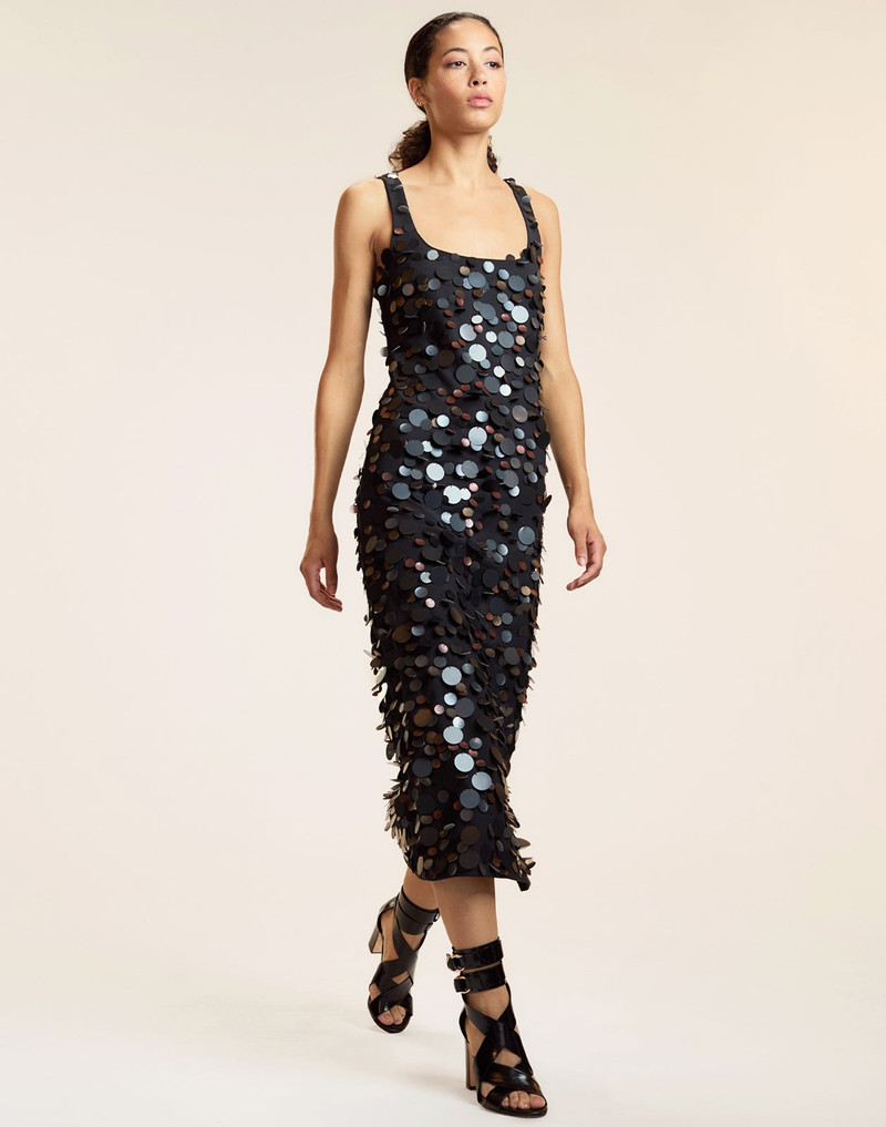 CYNTHIA ROWLEY Paola Paillette Dress outlook