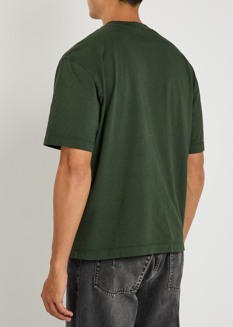 Stone Island Logo Cotton T-shirt - 3