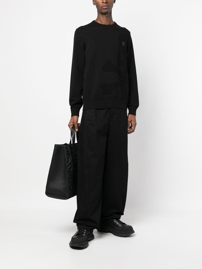 PHILIPP PLEIN Skull Bones knitted jumper outlook