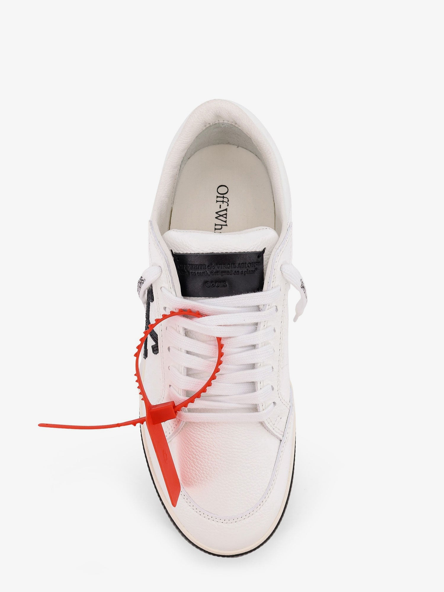 Off White Vulc Low Low-Top Leather Sneakers - 5