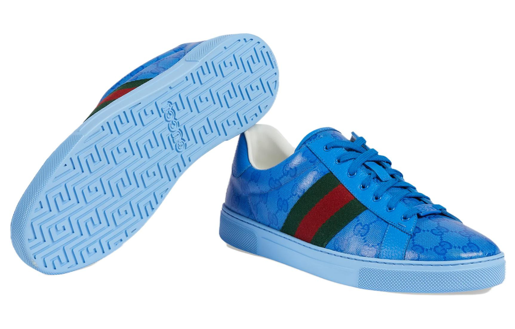 Gucci  Ace GG Crystal Canvas 'Blue' 760775-FACRF-4349 - 5