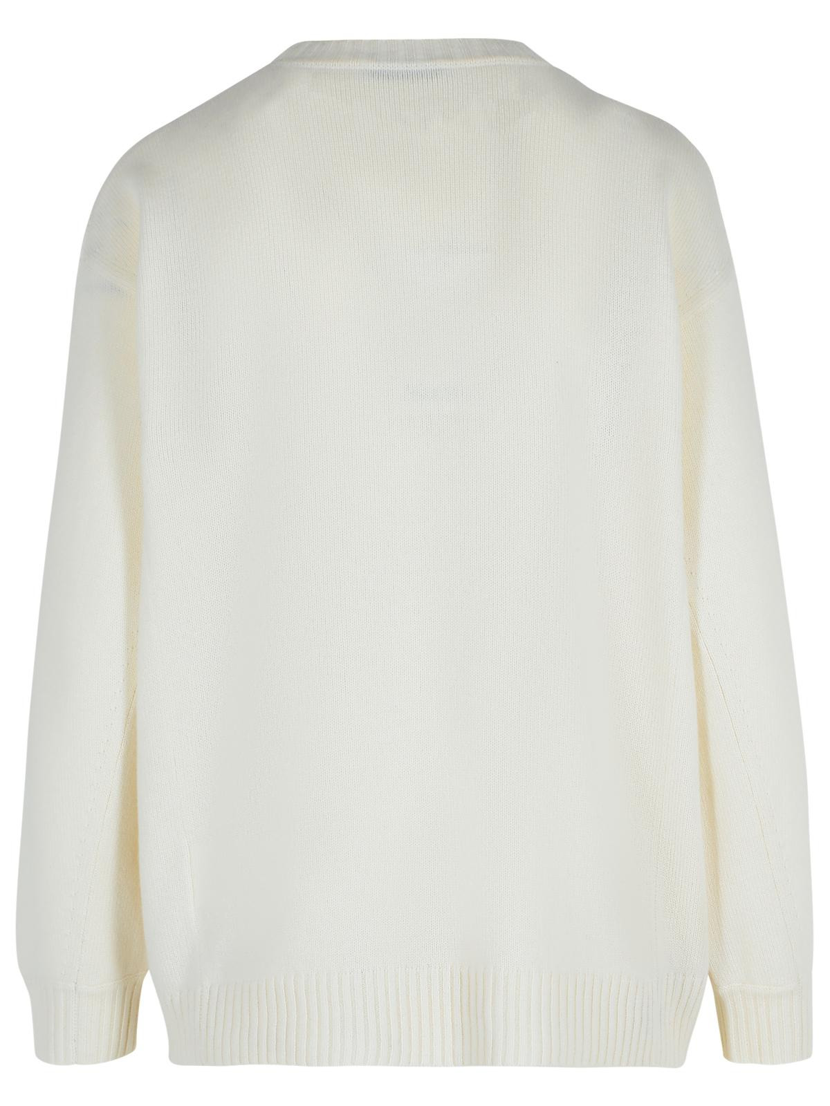 Max Mara Off-White Wool And Cashmere 'Fido' Sweater Women - 3