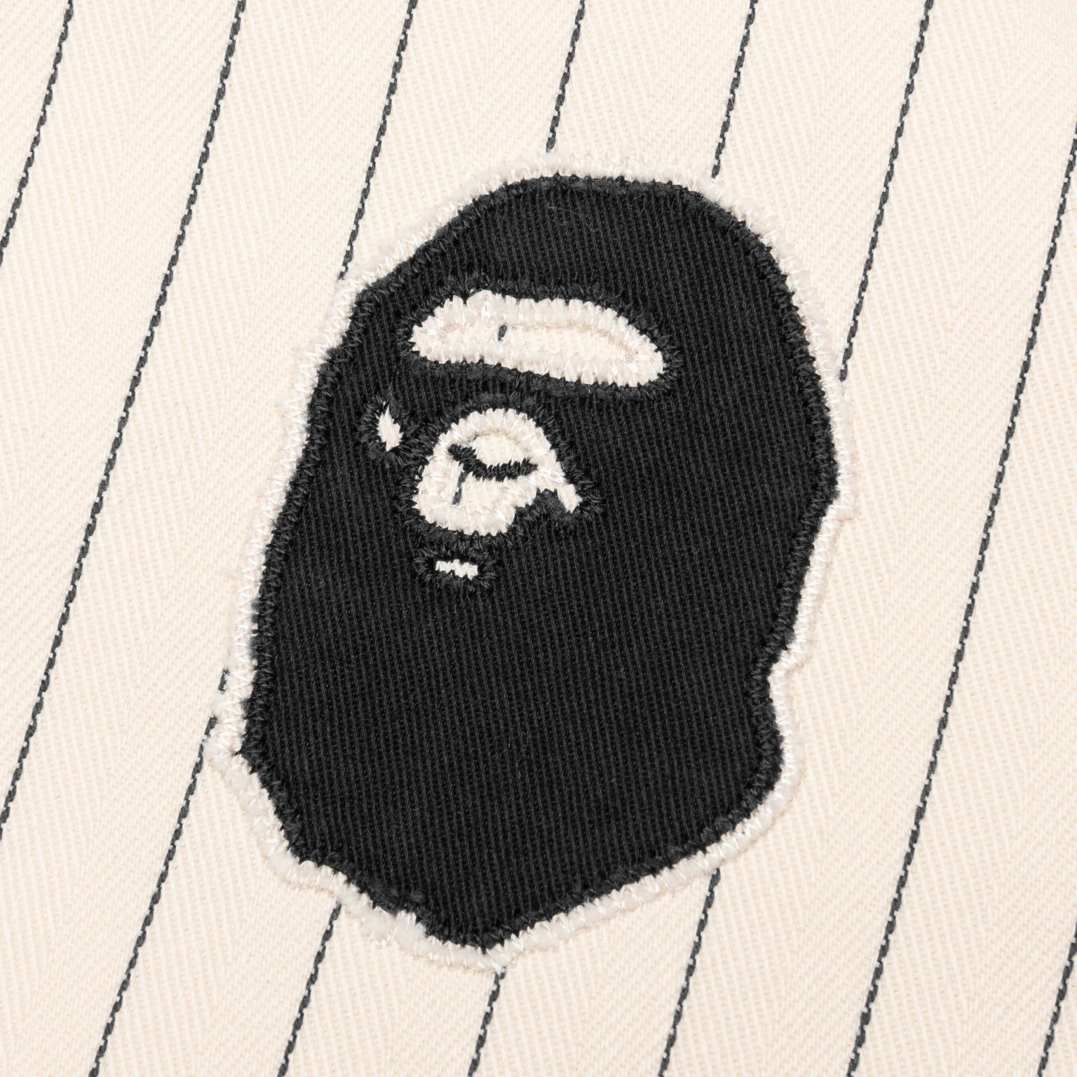 A BATHING APE BASEBALL SHIRT - IVORY - 4
