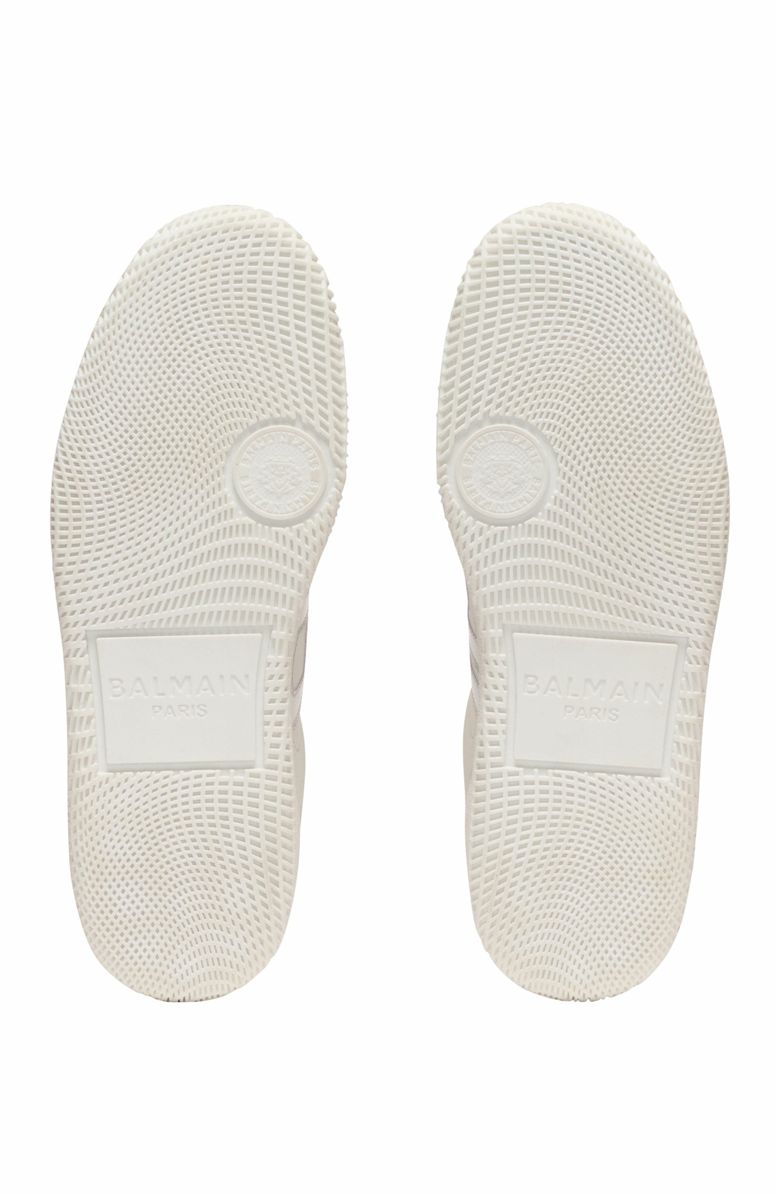 Suede Balmain Swan trainers in White at Nordstrom - 6