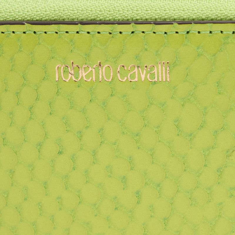 Snake-Effect Wallet With Logo 3