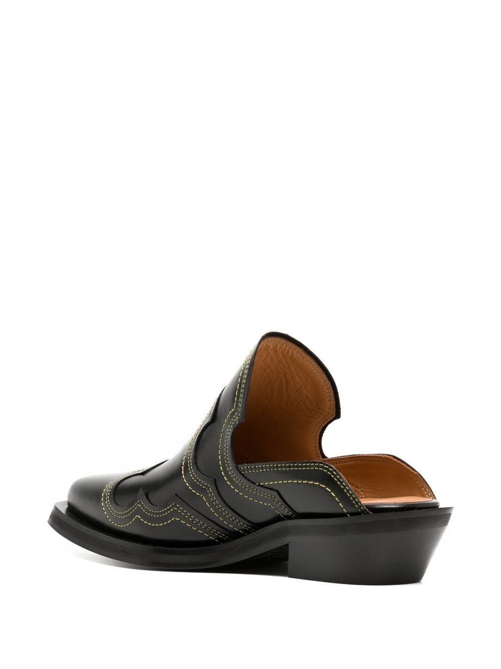 embroidered western mules - 3