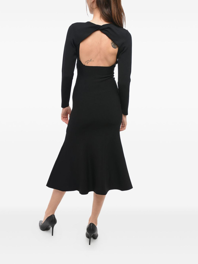 detachable-sleeves midi dress 3