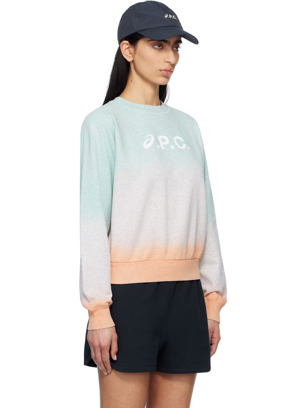 Blue & Pink ASICS Edition Stone Dip Dye Sweatshirt - 2