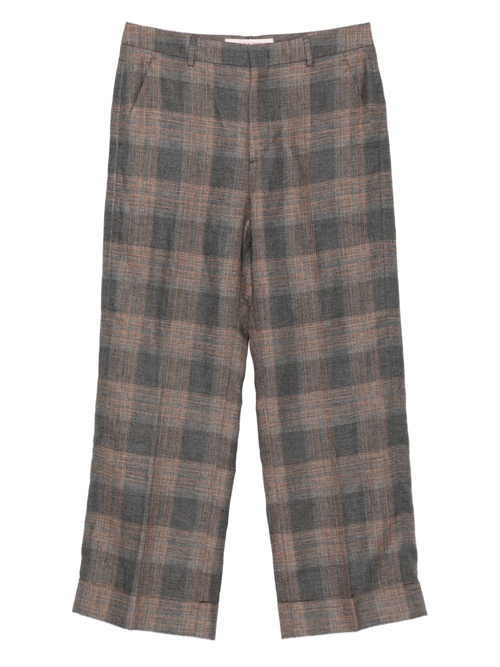 checked trousers - 1