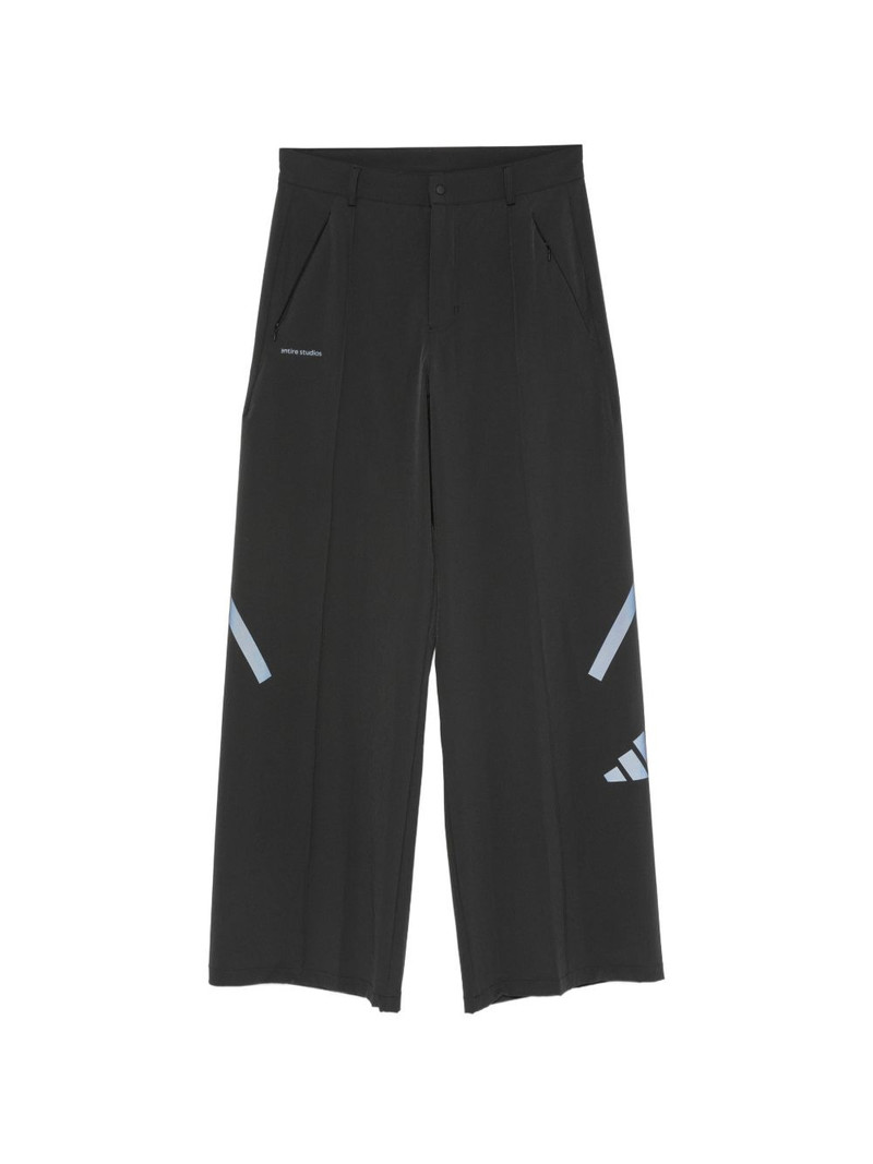 x entire studios Z.N.E. logo-print wide-leg trousers 1