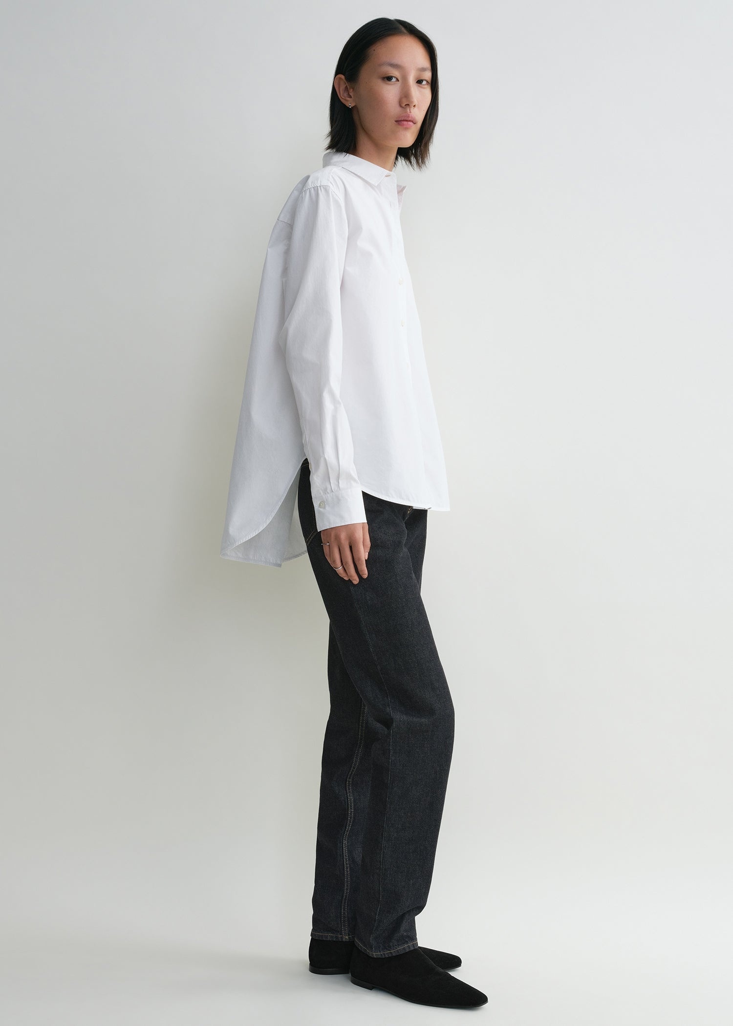 Signature cotton shirt white - 3