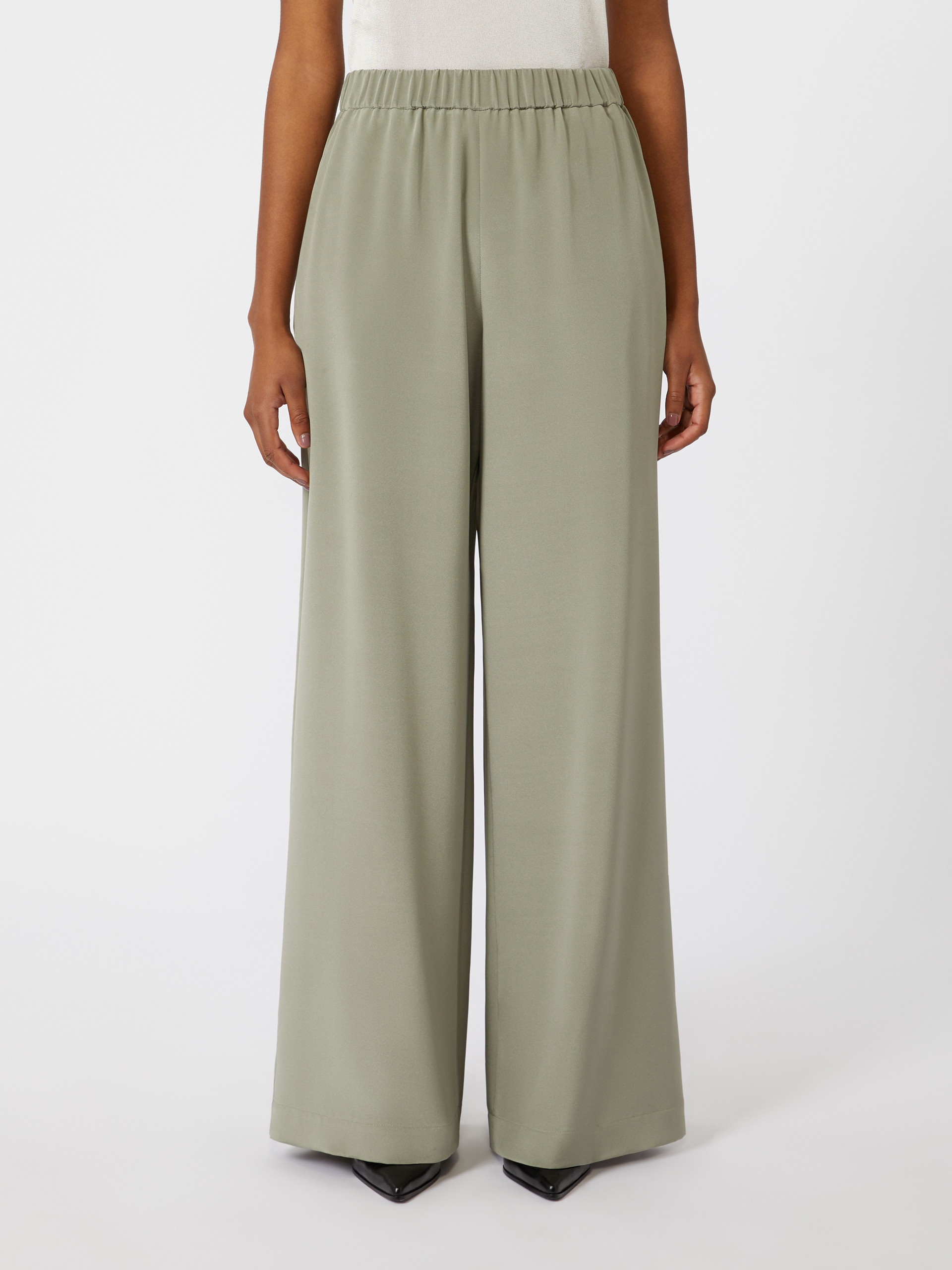 BONN Comfortable trousers in stretch crêpe de Chine - 3