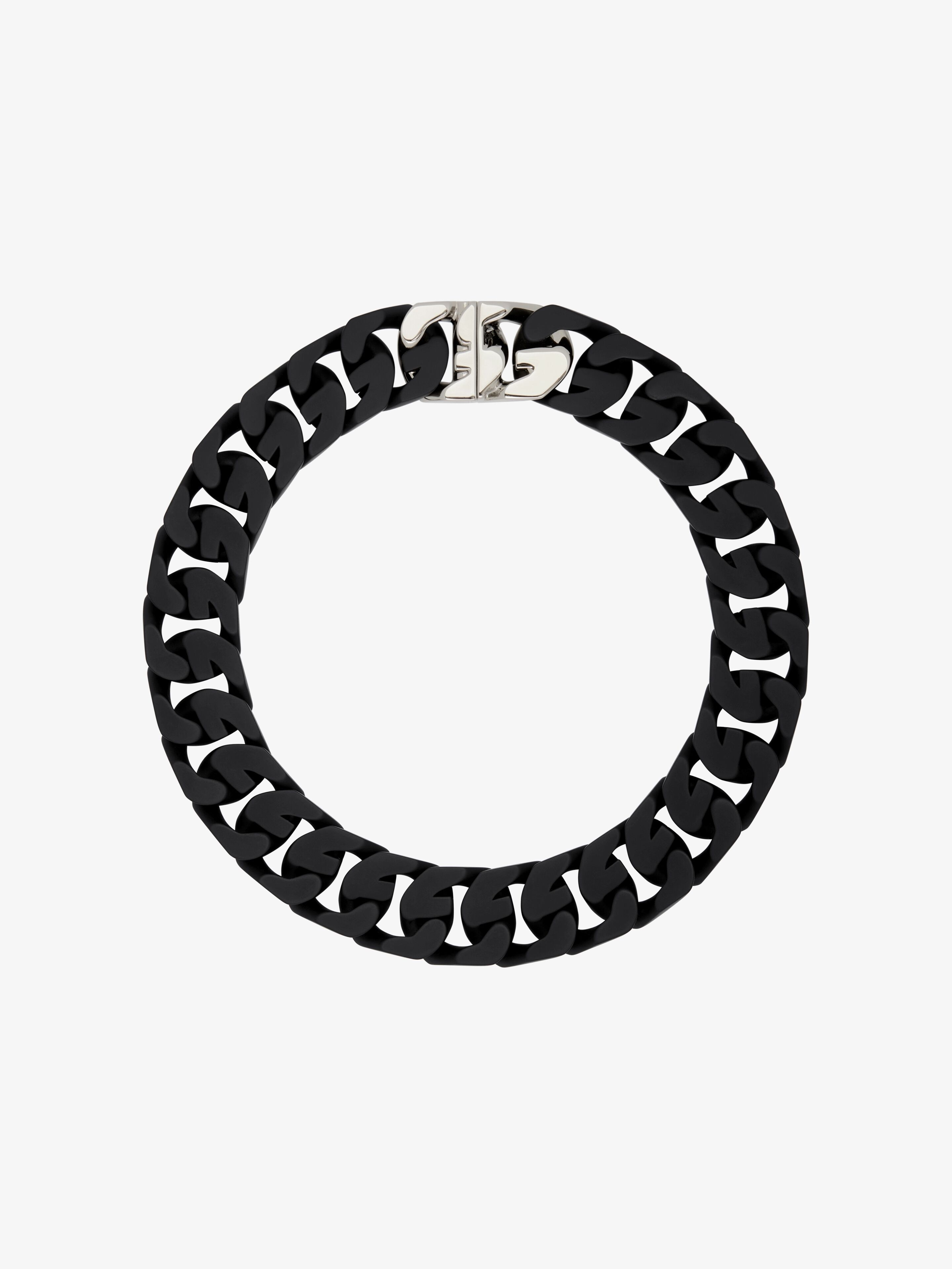 MEDIUM G CHAIN NECKLACE IN ENAMELED METAL - 1
