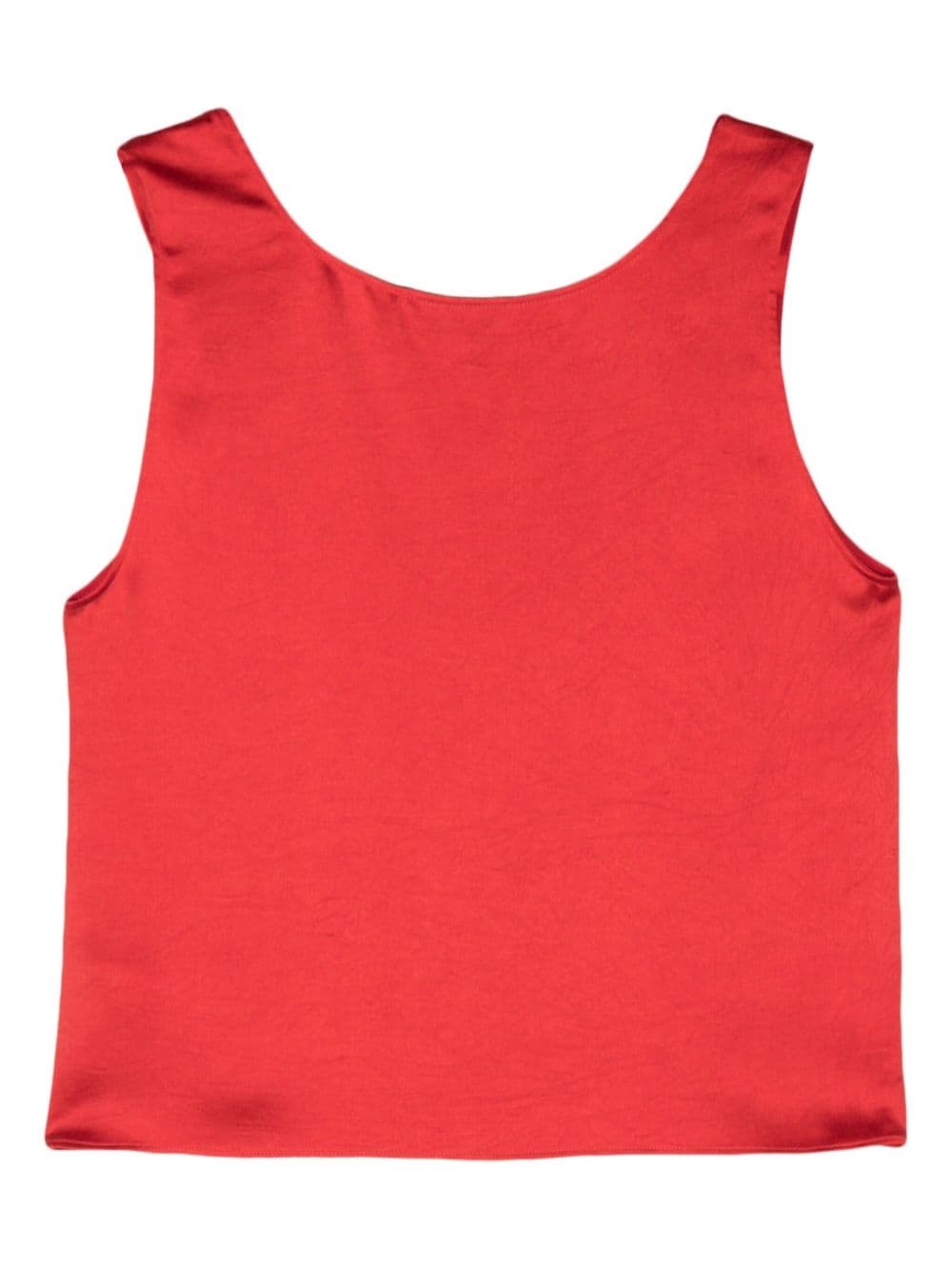 sleeveless crepe blouse - 2