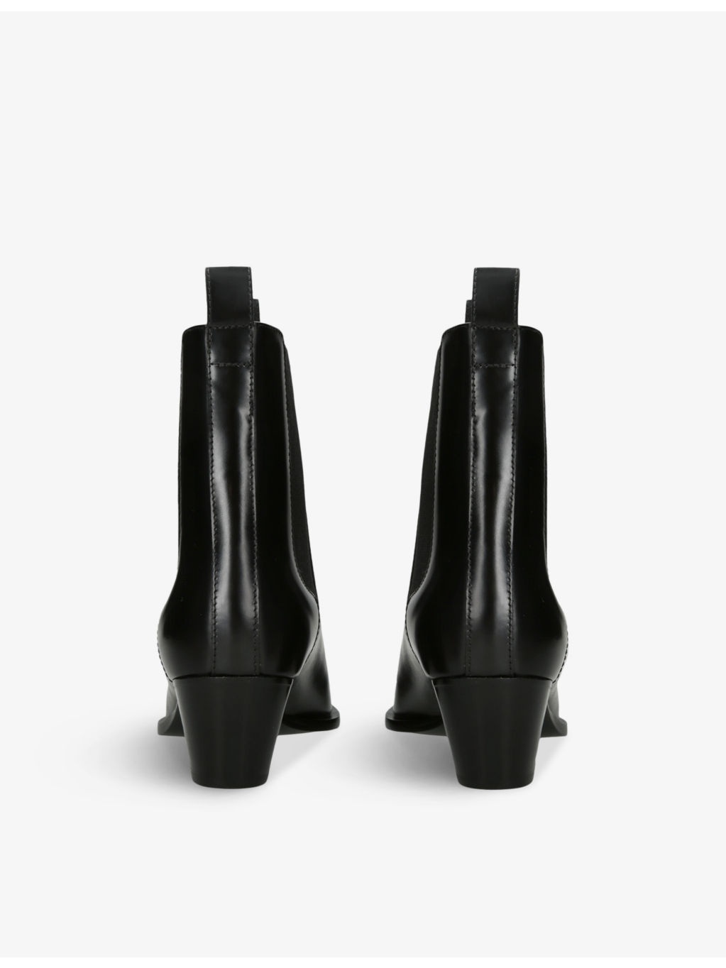 The City leather heeled ankle boots - 4