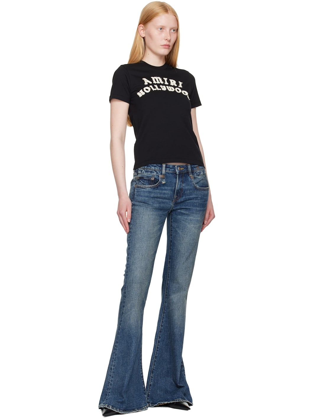 Black 'Amiri Hollywood' T-shirt - 4