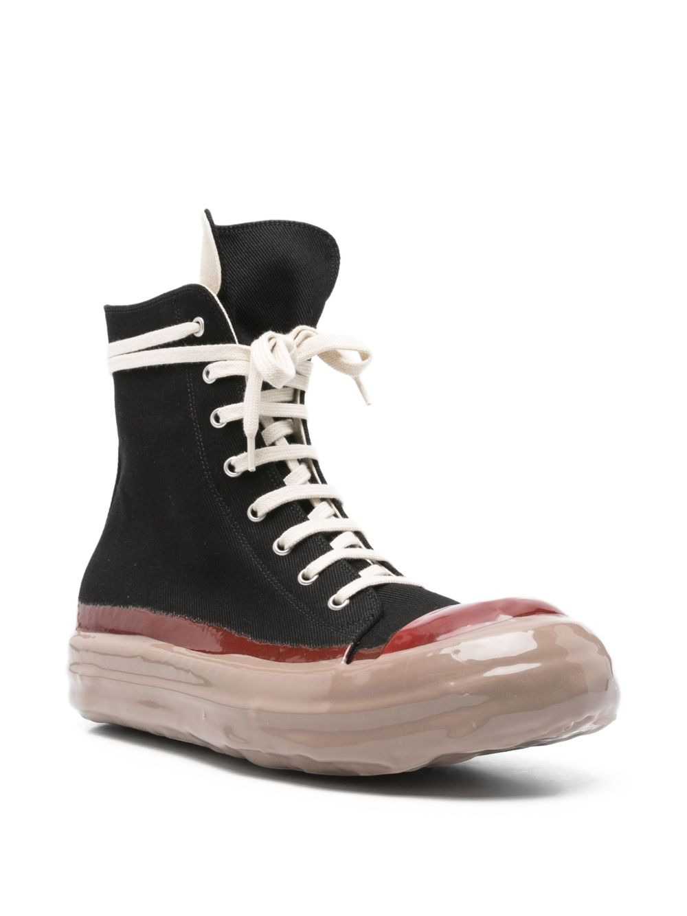 high-top lace-up sneakers - 2