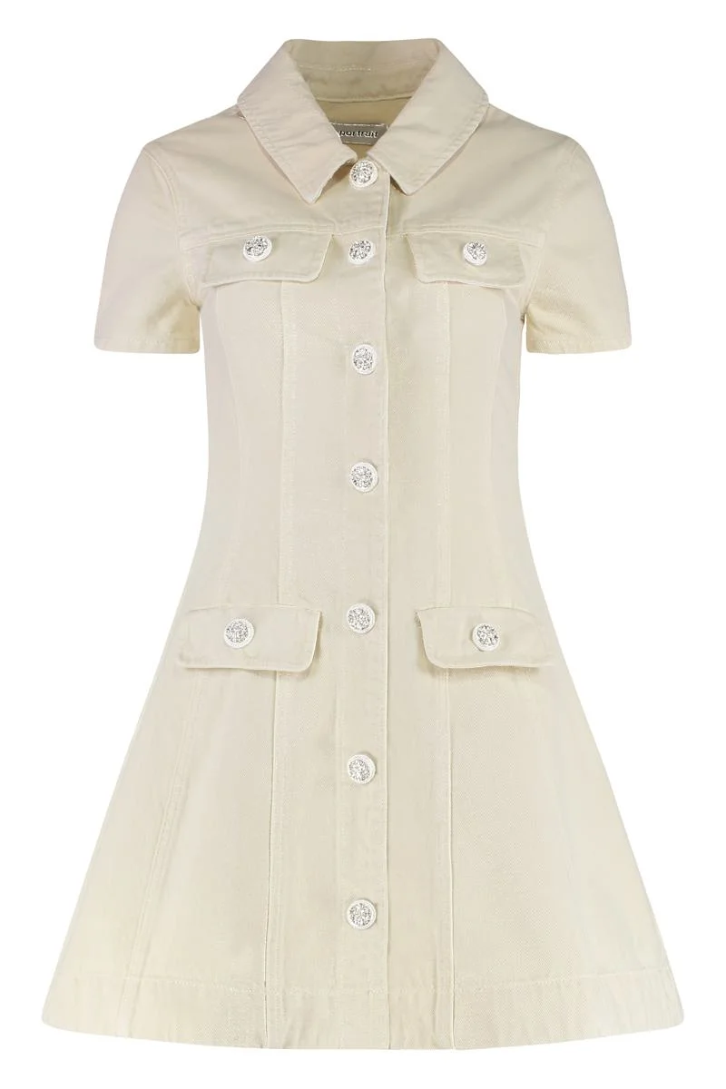 Self-Portrait Denim Dress - 1