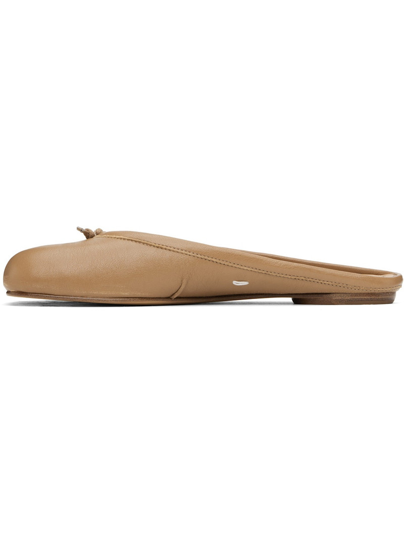 Brown Tabi Ballerina Flats 3