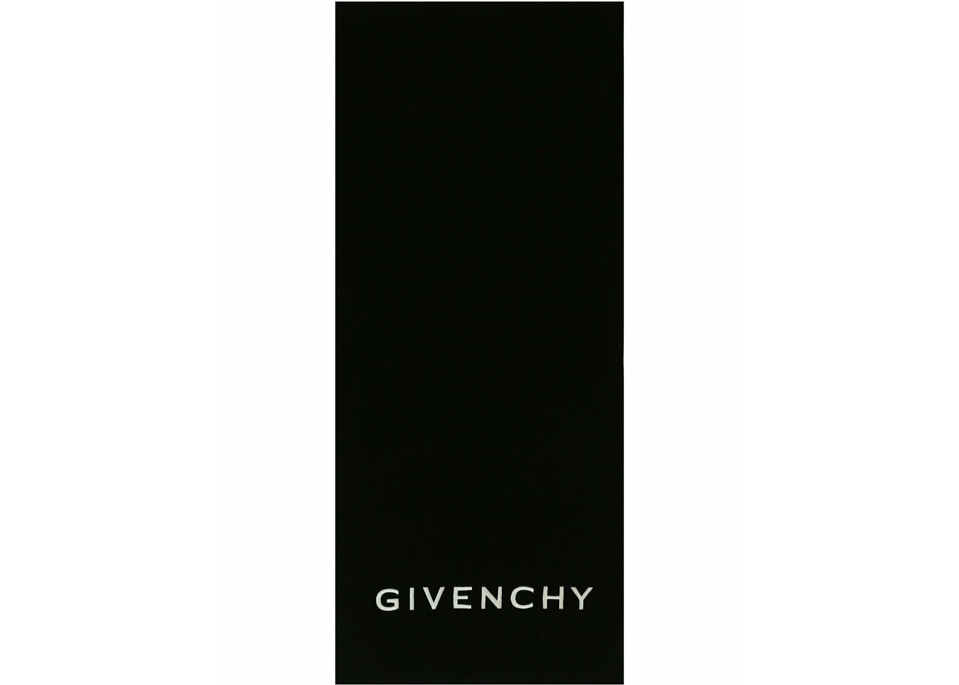 Givenchy Embroidered Logo Scarf Black/White - 4