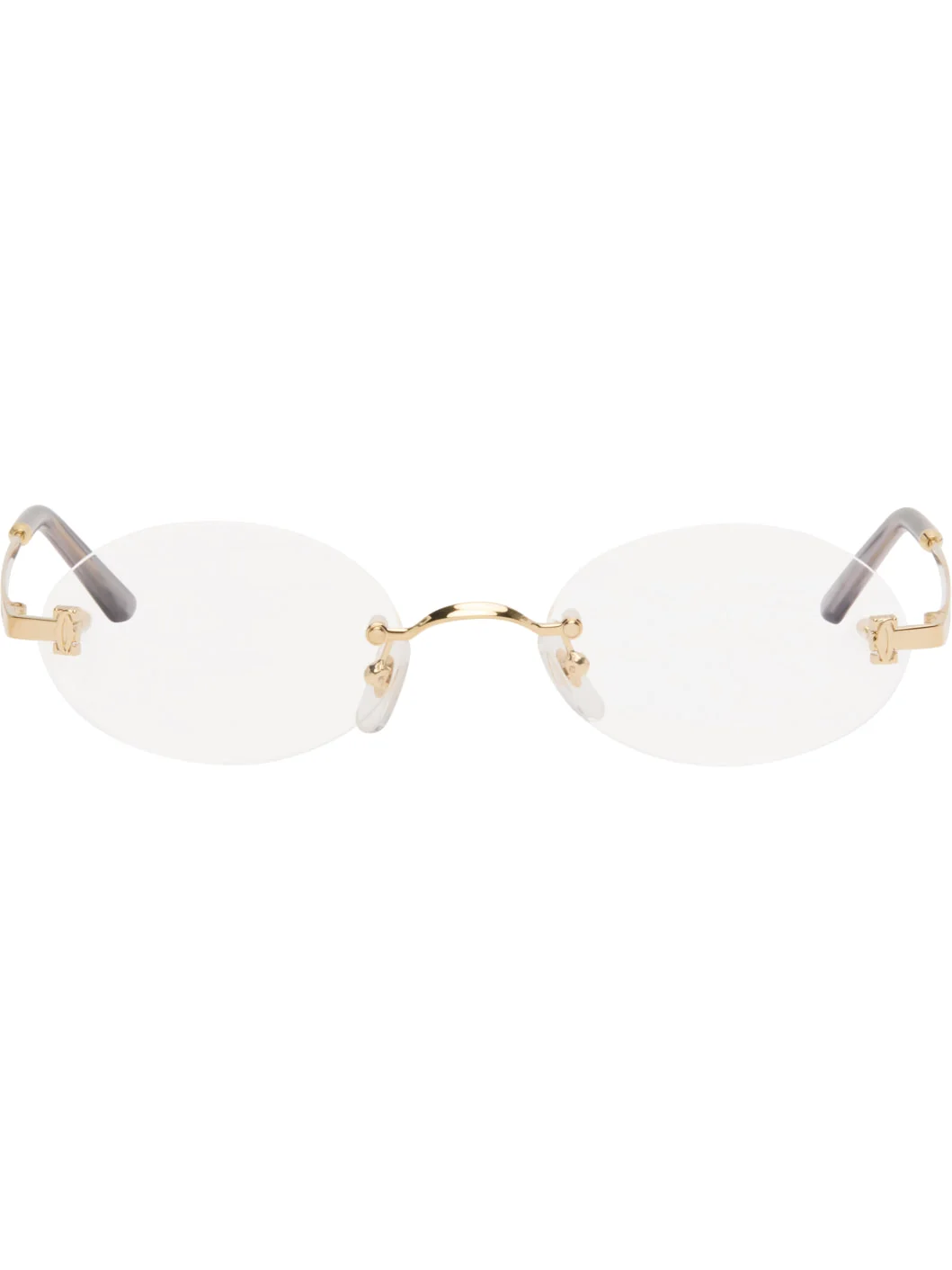 Gold 'Signature C de Cartier' Glasses - 1
