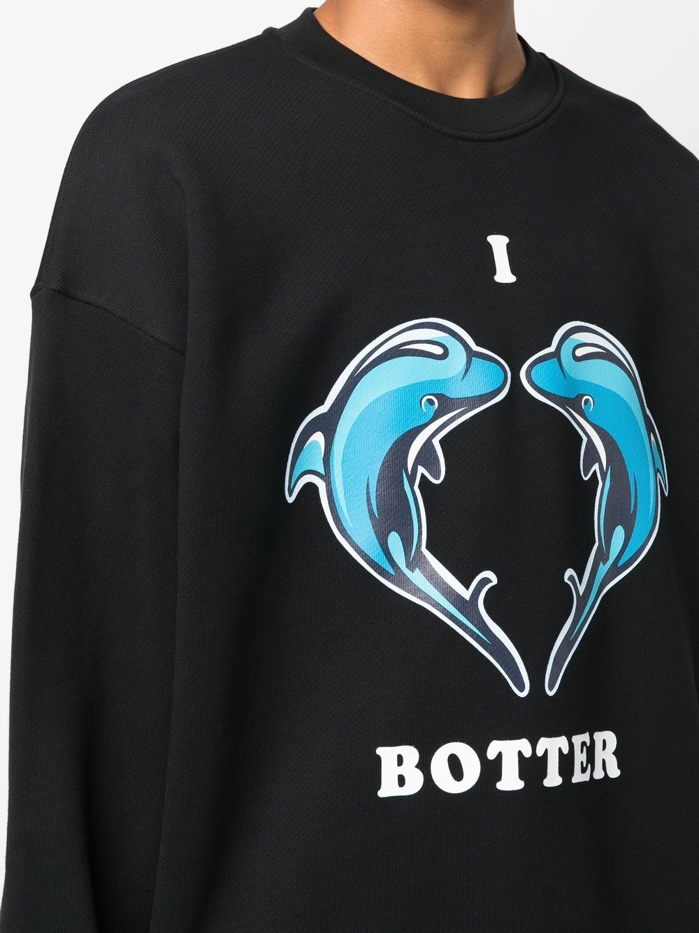 GRAPHIC-PRINT CREW NECK SWEATSHIRT - 3