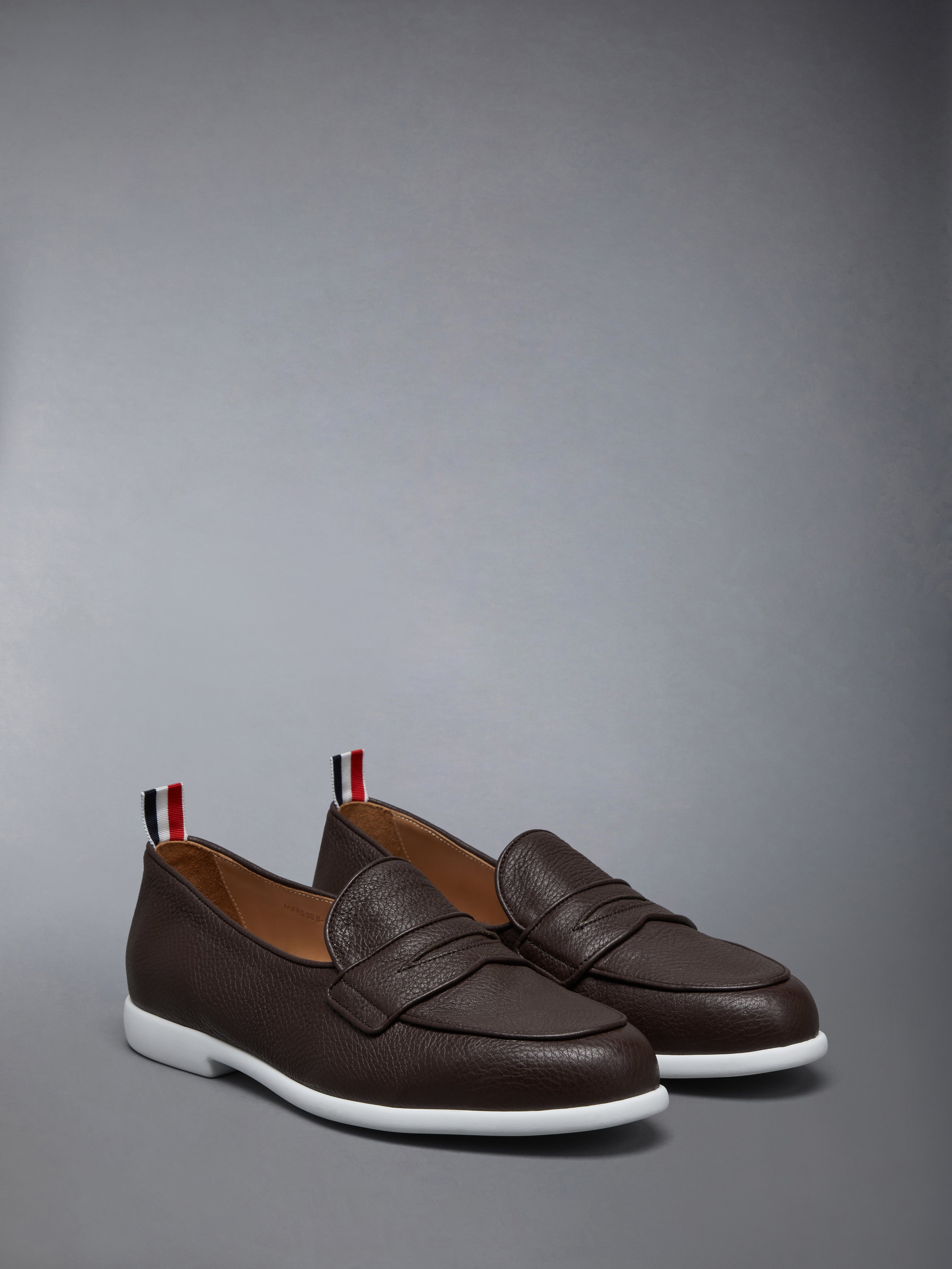 DEERSKIN LEATHER VARSITY PENNY LOAFER - 2