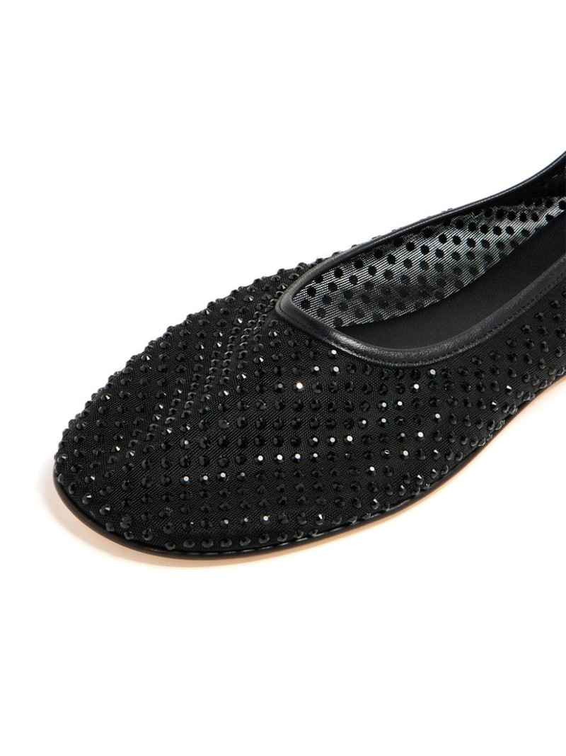 DEAR FRANCES Balla crystal ballerina shoes outlook