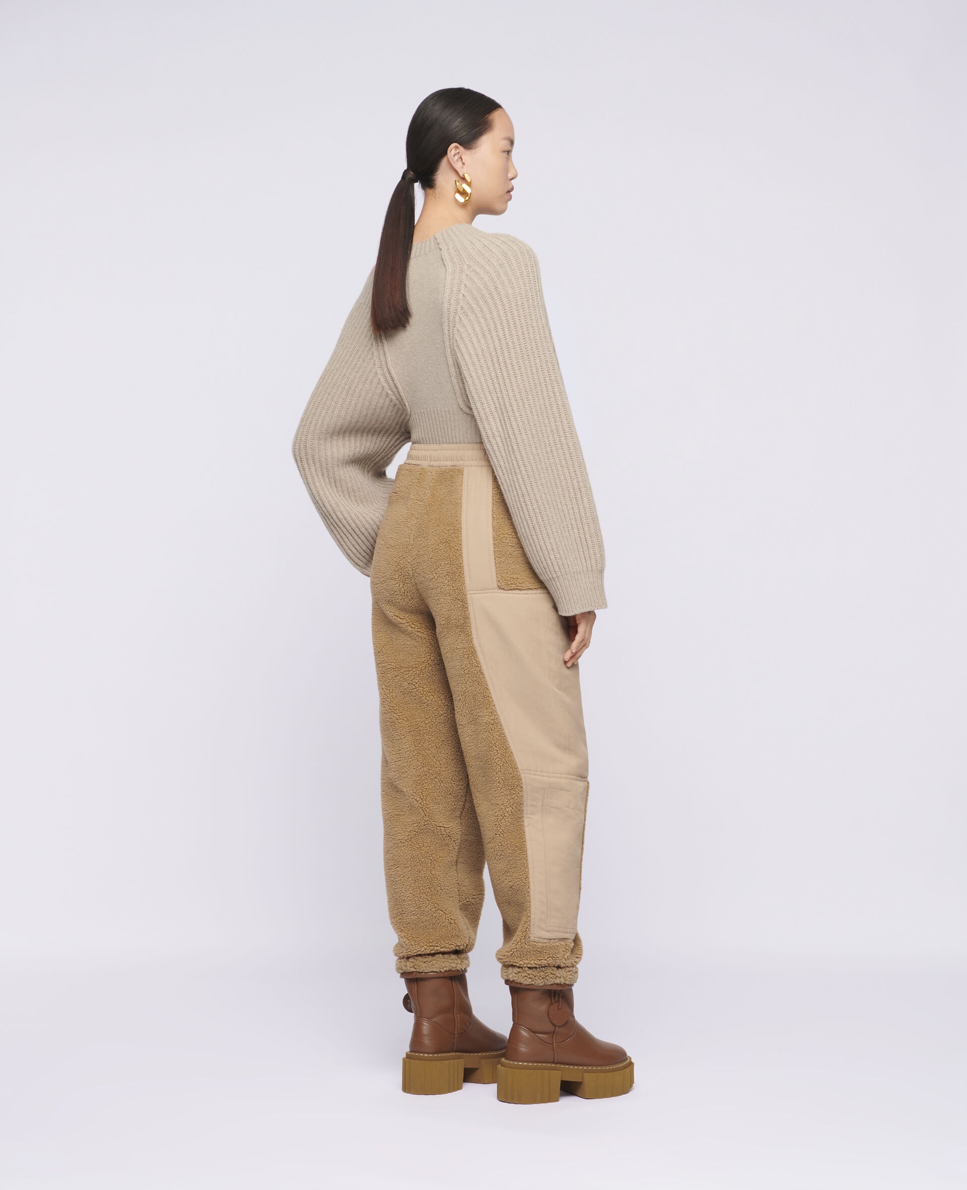 Cropped Knit Sweater - 3