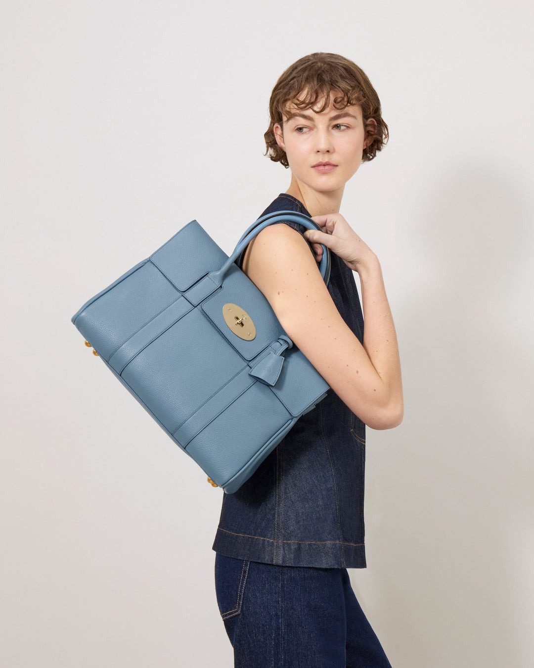 Bayswater Brighton Blue Small Classic Grain - 2