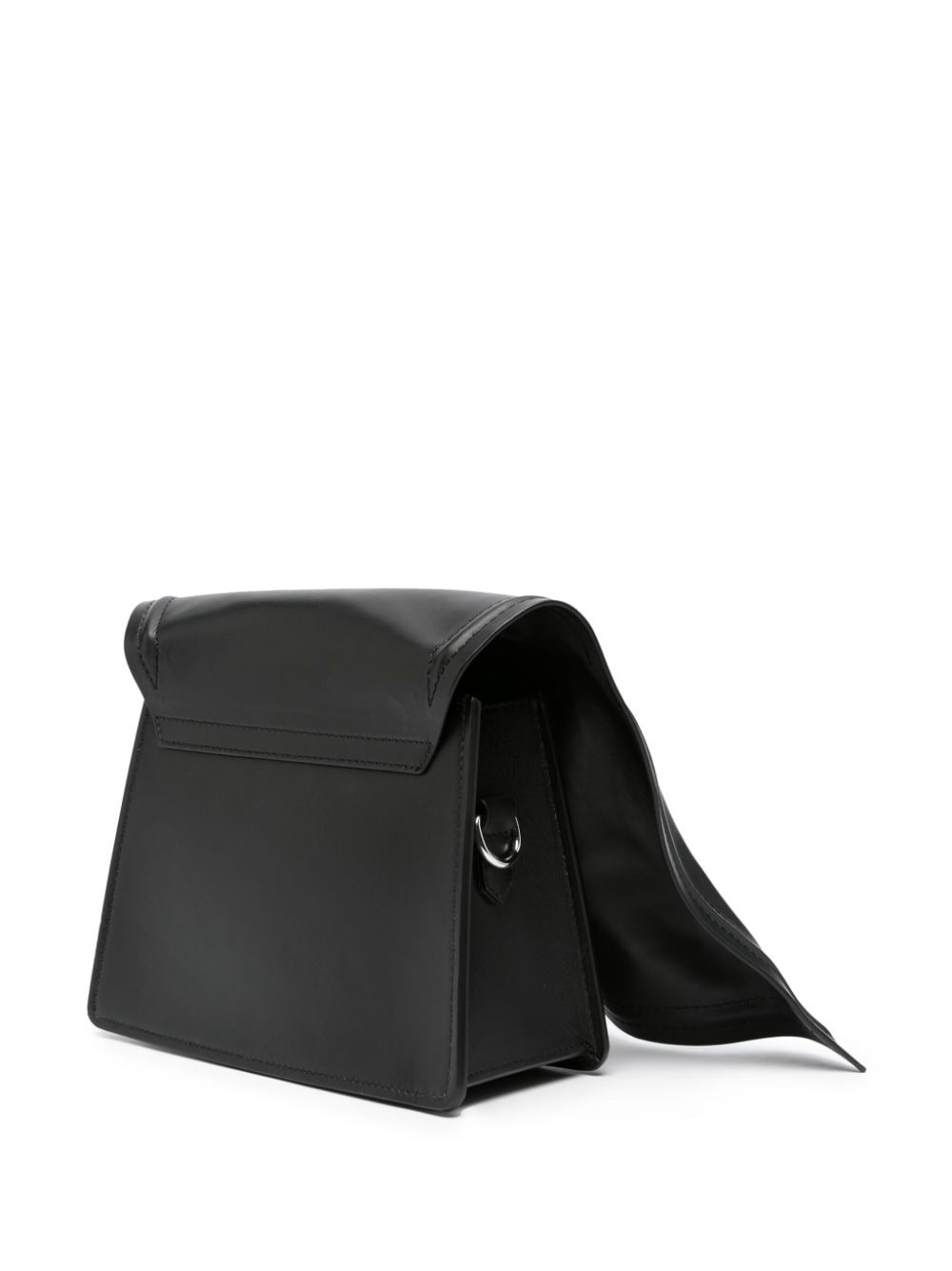 Wire leather shoulder bag - 3