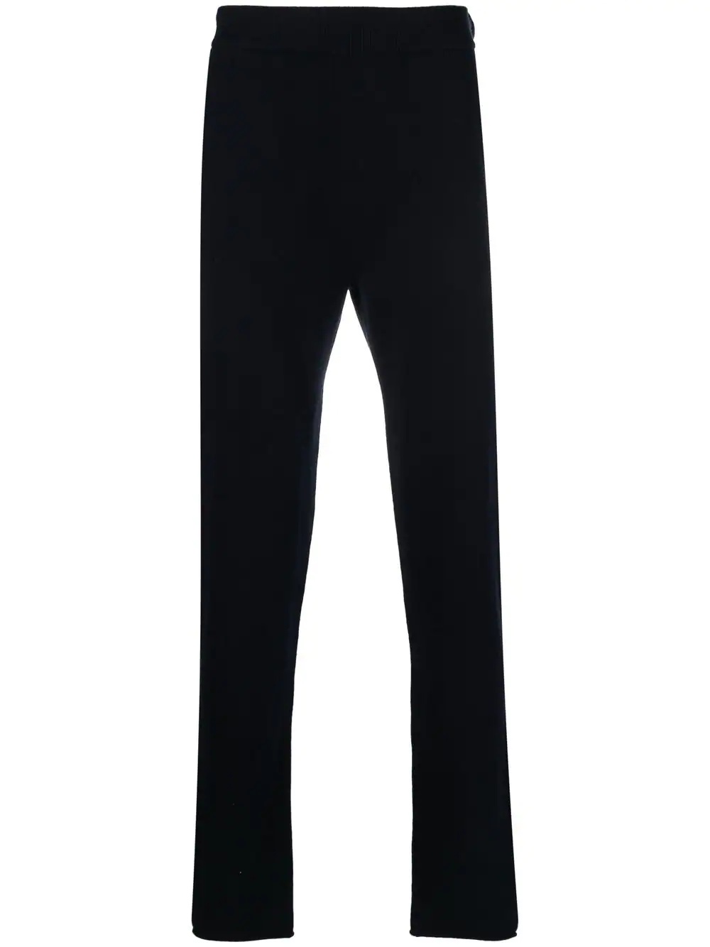 straight-leg knitted track pants - 1