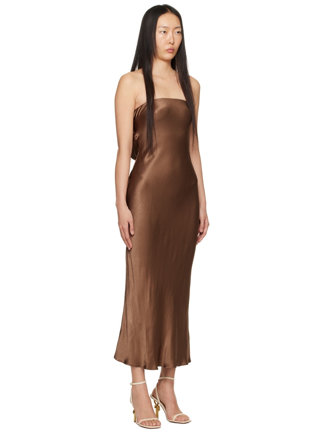Brown Moon Dance Maxi Dress - 2