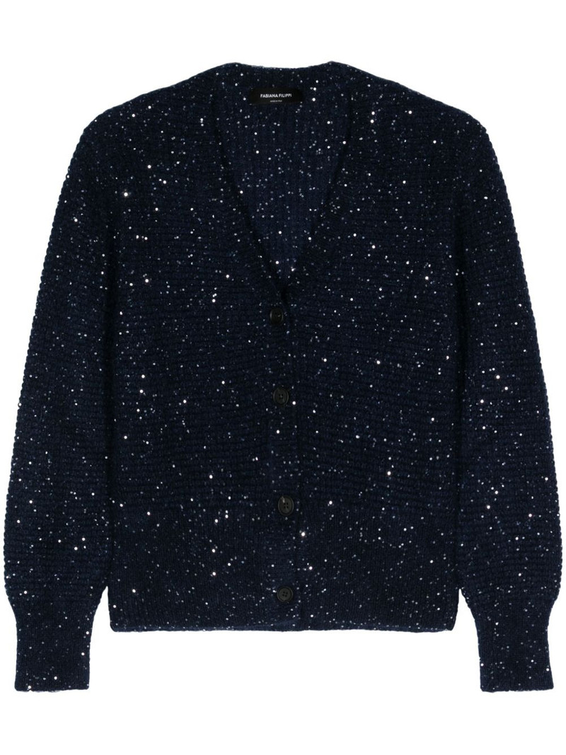 sequin embellished cardigan 1