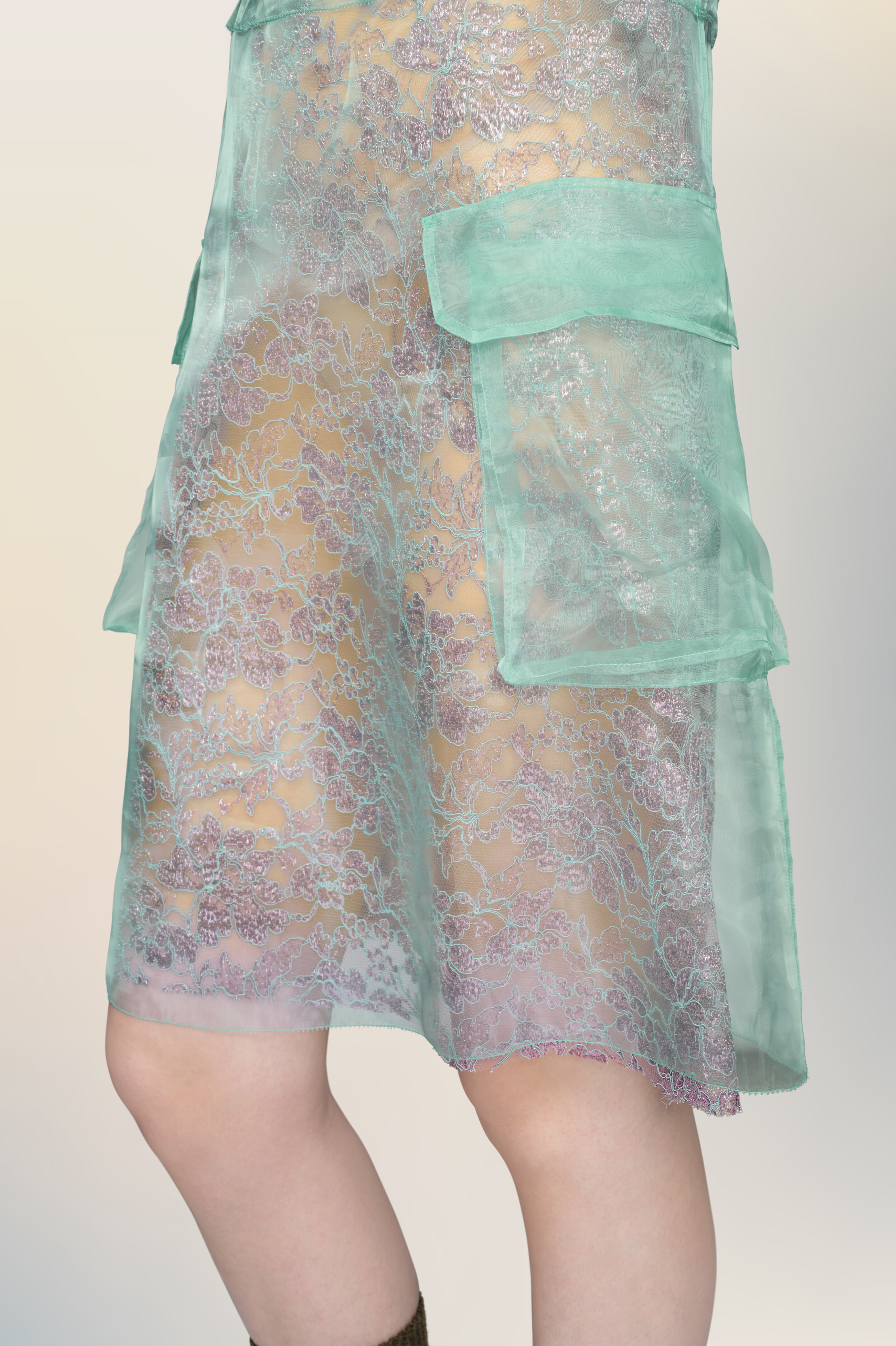 Sheer tea dress - 7