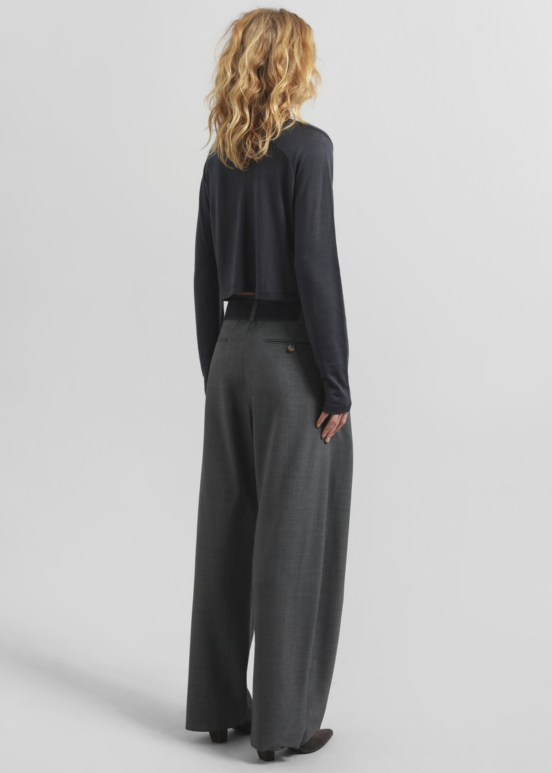 Vinni Thin Wool Cardigan - Navy 10