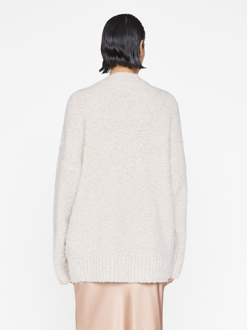Boucle Cardi in Oatmeal Heather 6