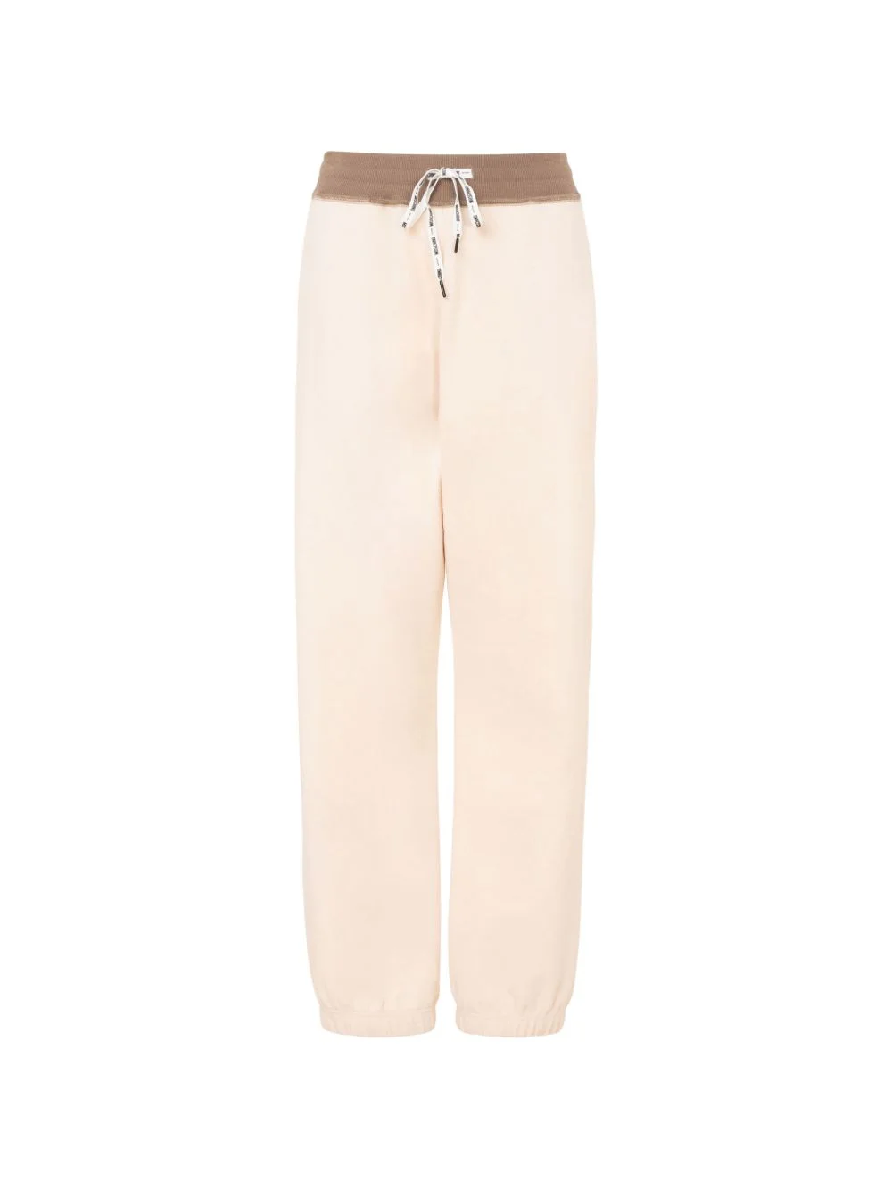 drawstring-waist logo-patch track pants - 1