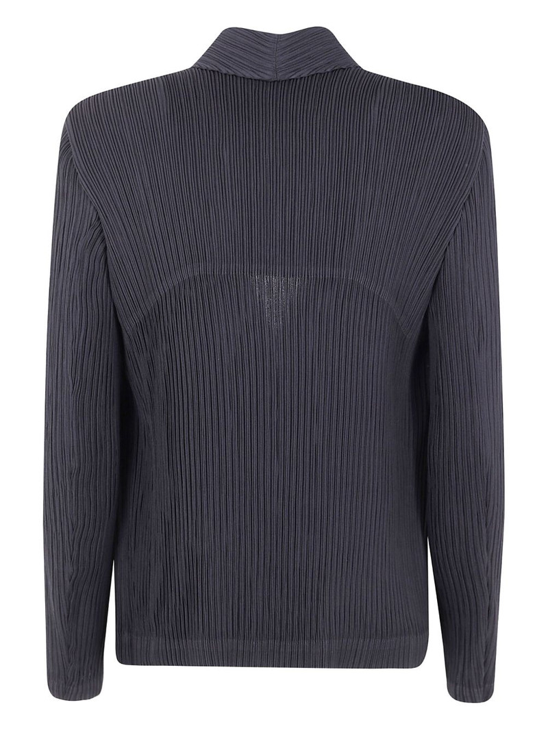 ISSEY MIYAKE Hatching Pleats pleated jacket outlook