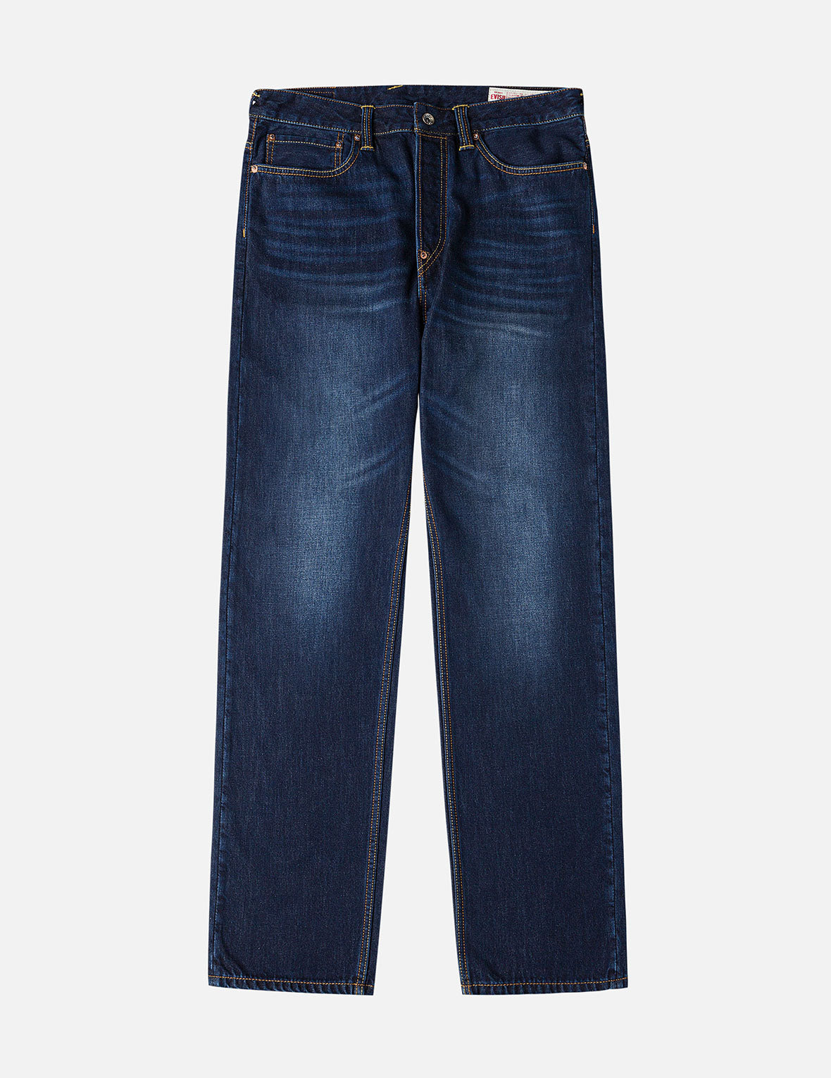 Ecru Brushstoke Seagull Print Regular Fit Jeans #2000 - 12