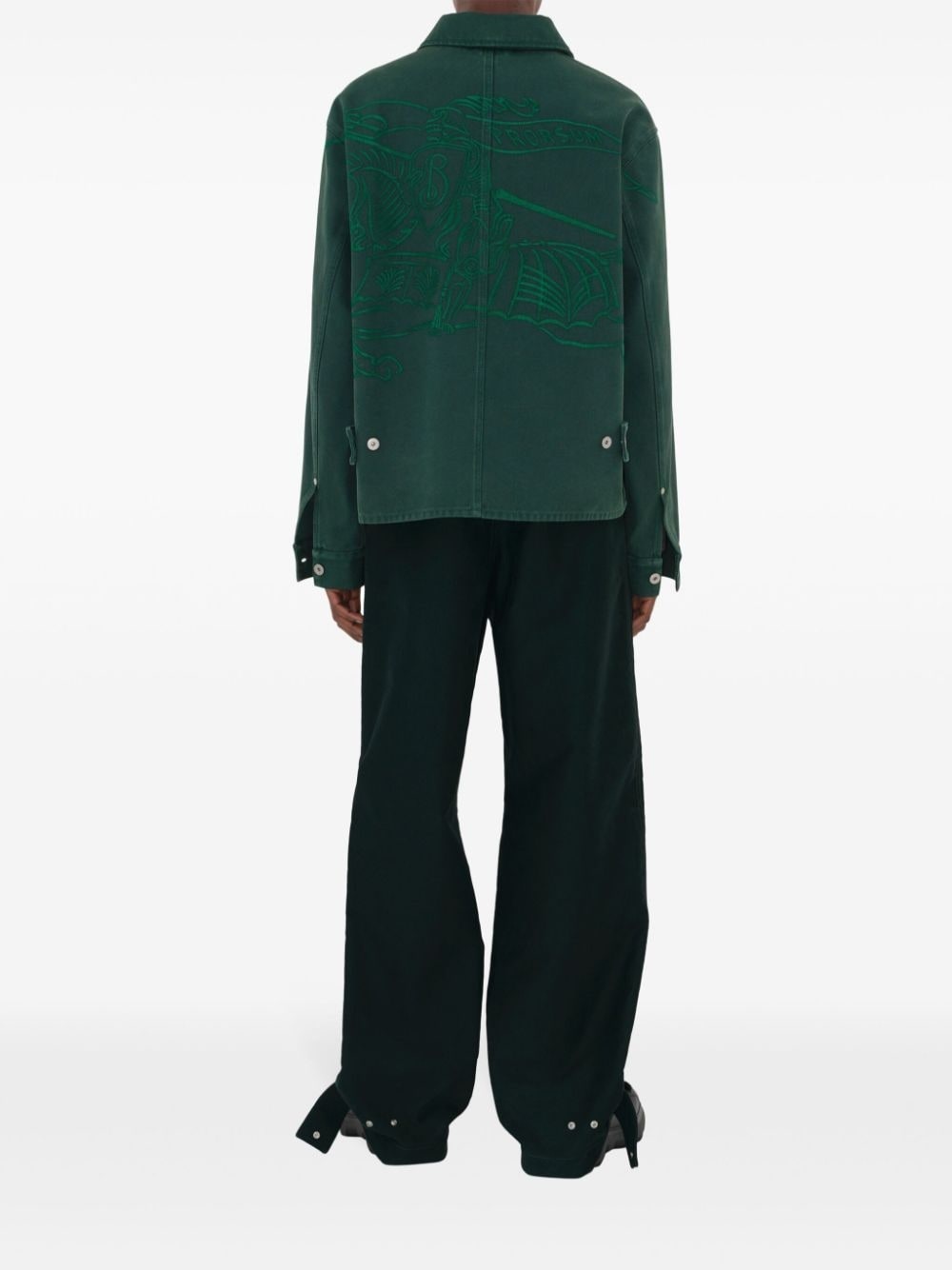 EKD-embroidered cotton jacket - 4