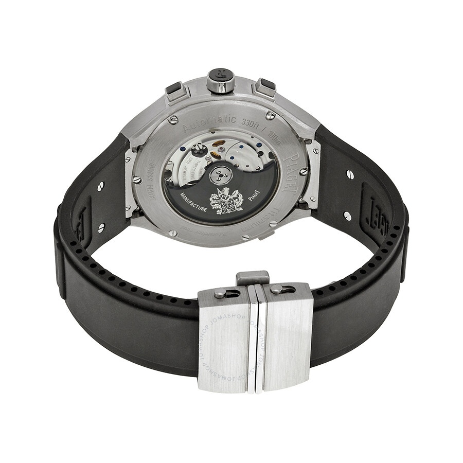 Pre-owned Piaget Polo GMT Chronograph Black Dial Men's Watch GOA34002 - 3
